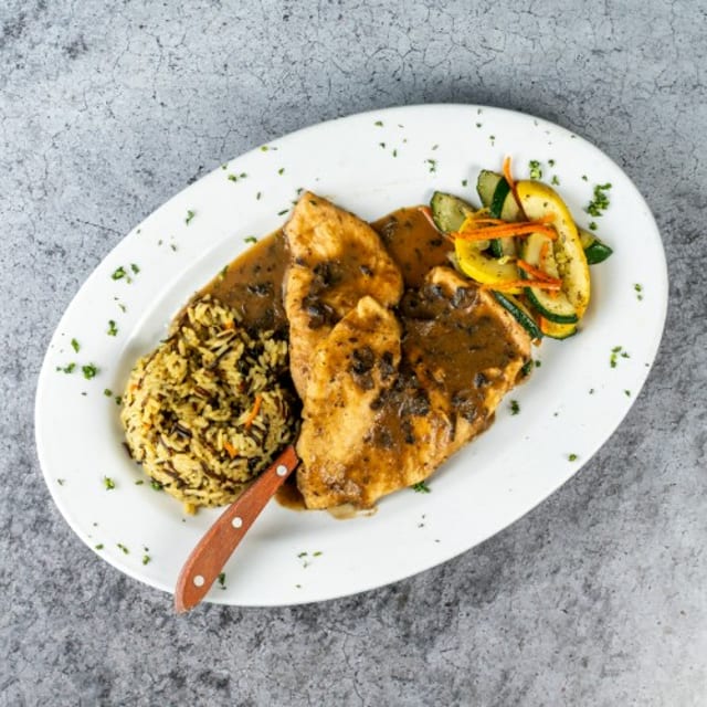 Chicken Marsala.