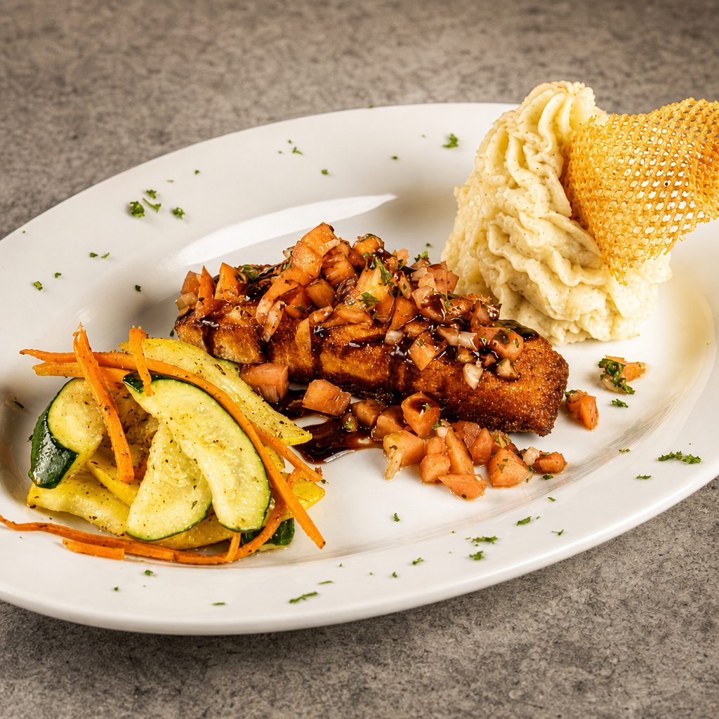 Salmon Bruschetta.