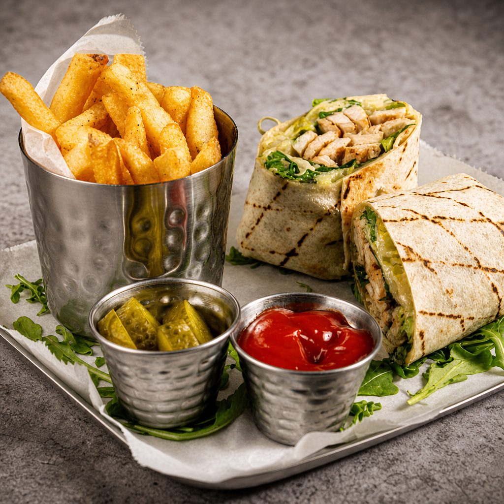 Chicken Caesar Wrap.