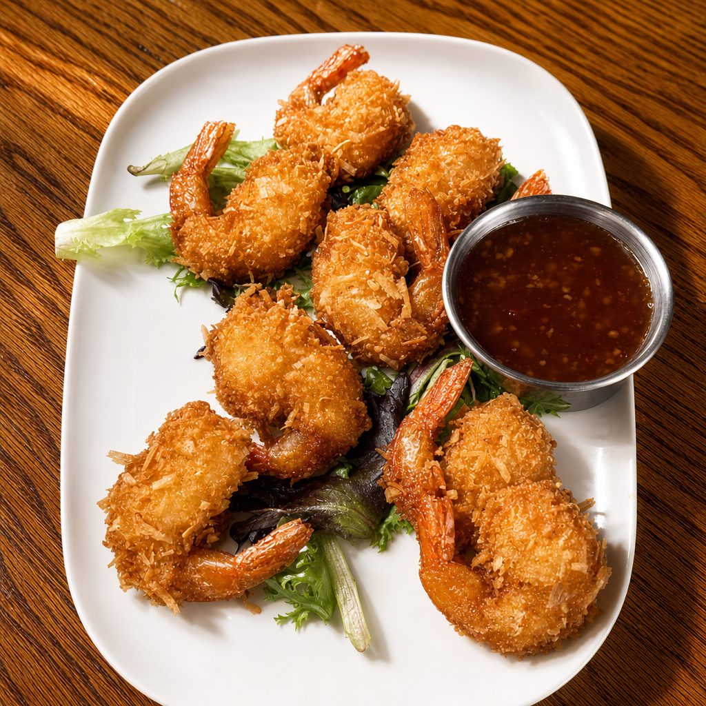 Coconut Shrimp.