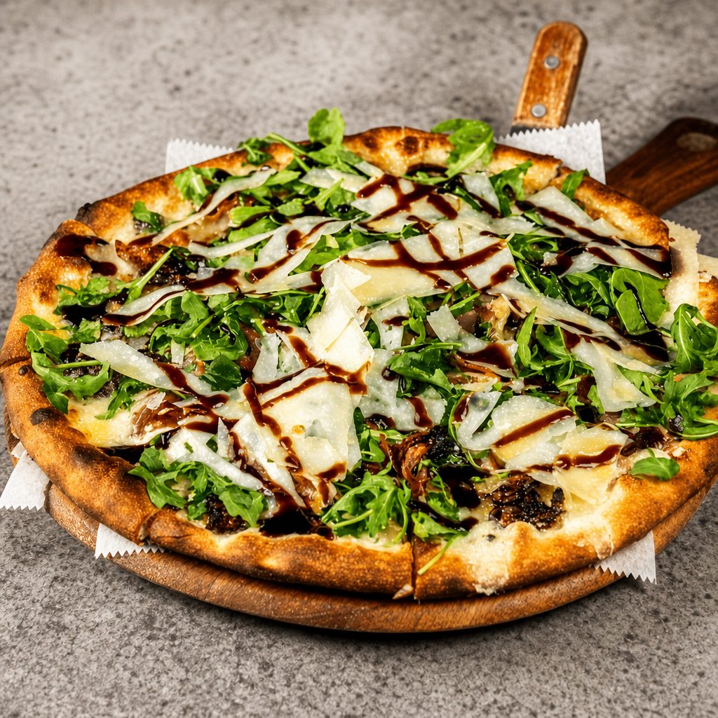 Fig & Goat Cheese Pizza.