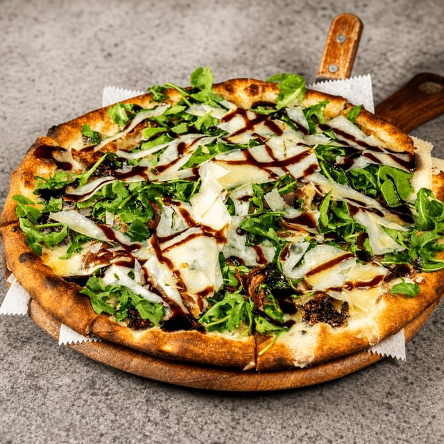 Fig & Goat Cheese Pizza.