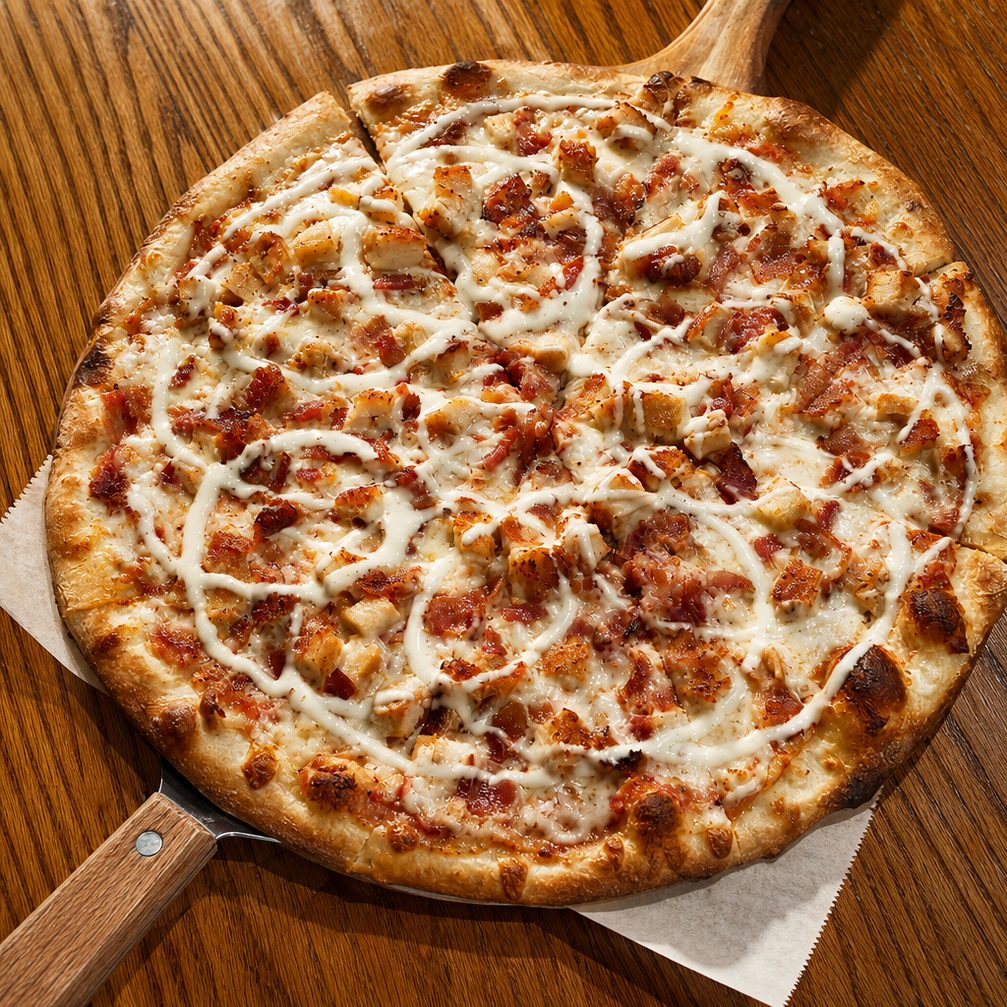 Buffalo Chicken Pizza.