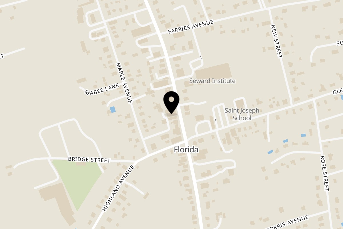 Map showing the location of Barrel 28 on 28 N Main St in Florida